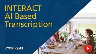 AI-Based Transcription in INTERACT: Automated Speech-to-Text with Speaker Recognition