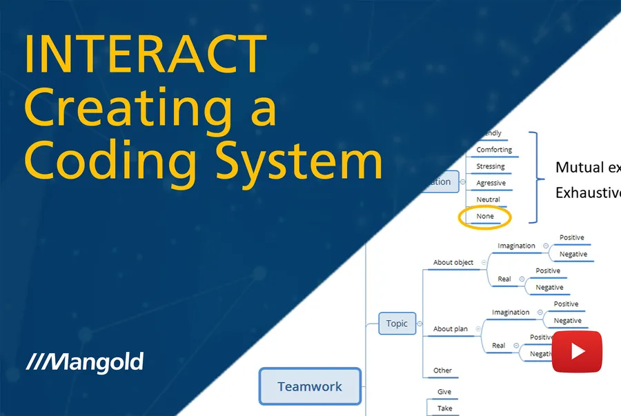 Kodiersystem in INTERACT erstellen und nutzen