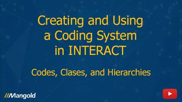 Creating and Using a Coding System in INTERACT