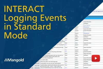 INTERACT Tutorial: Ereignis-Erfassung im Standardmodus