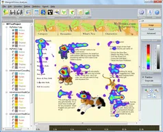 Eye Tracking Heat Map Visualization