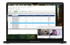 Mangold INTERACT video coding on a MacBook