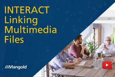 Verknüpfen von Multimedia-Dateien in der INTERACT Software